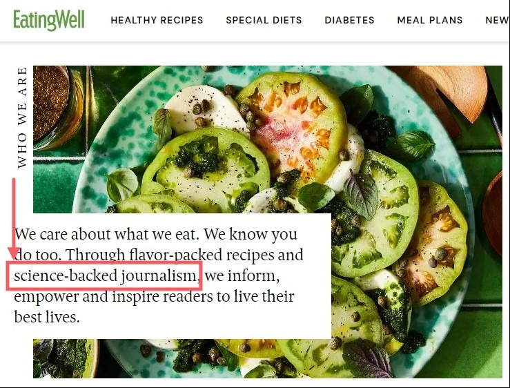 Eating well insights power words