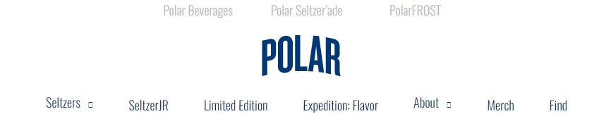 Polar Seltzer Water Navigation