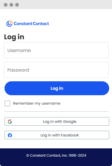 Constant Contact Login Step 5