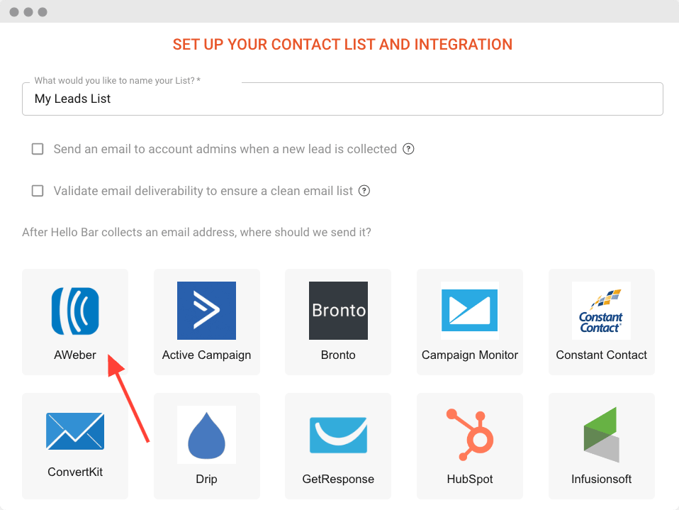 hb aweber integration v1