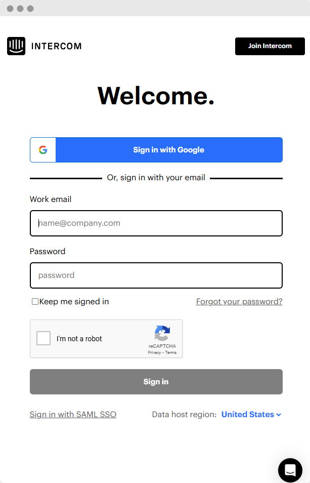 Intercom login - Step 5