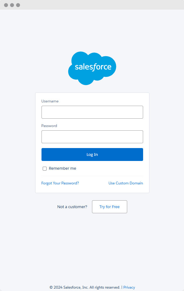 hb salesforce login v1