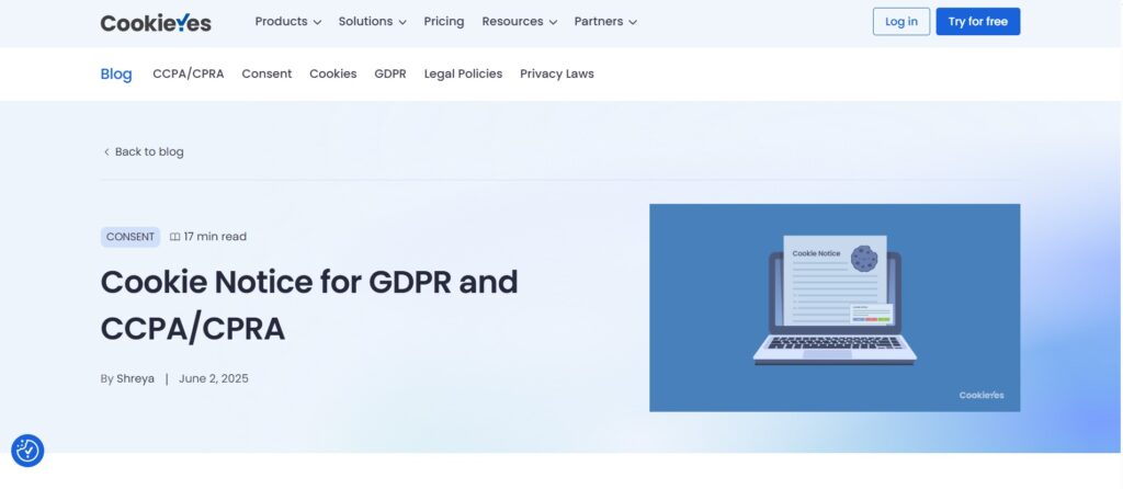 GDPR WordPress Plugin: 5 of the Best to Help You Avoid Heavy Fines 6 GDPR WordPress Plugin - CookieYes