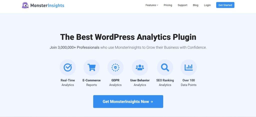 GDPR WordPress Plugin: 5 of the Best to Help You Avoid Heavy Fines 3 GDPR WordPress Plugin - MonsterInsights
