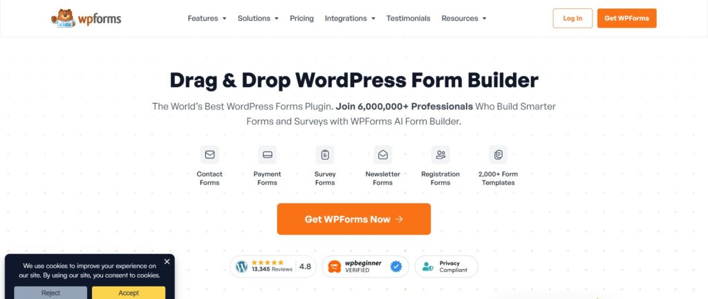 GDPR WordPress Plugin: 5 of the Best to Help You Avoid Heavy Fines 5 GDPR WordPress Plugin - WPForms