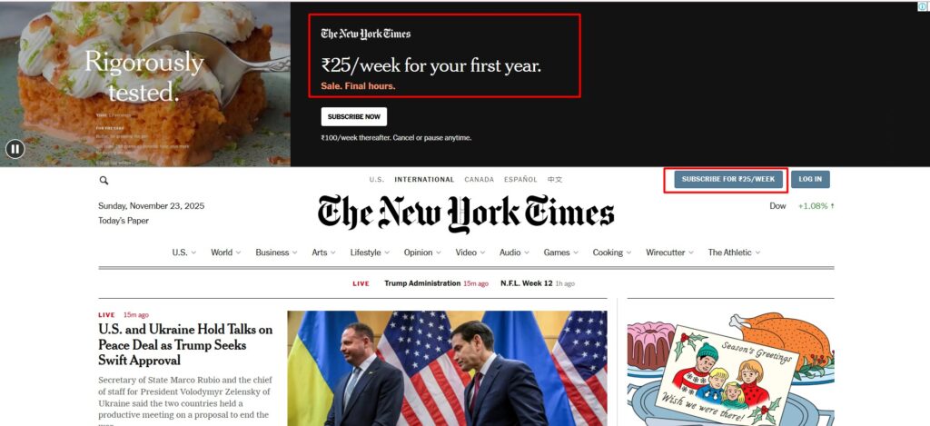 5 Pricing Page Design Examples That Actually Convert Visitors Into Customers 5 Pricing Page Design - New York Times